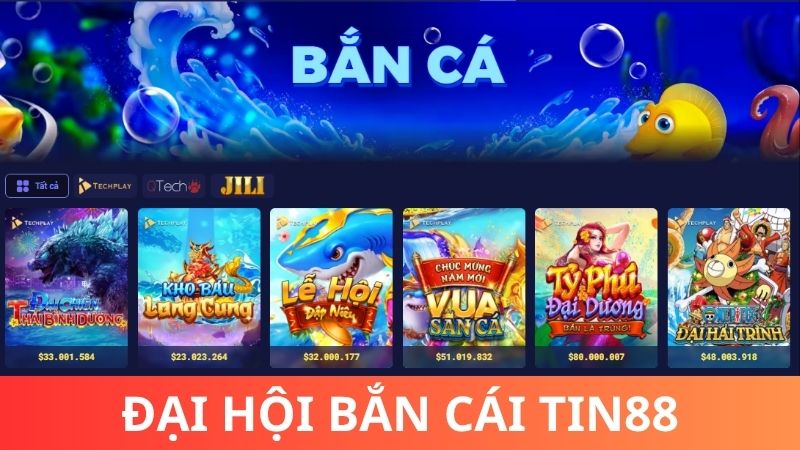 Review kho game Tin88 - Bắn cá đổi thưởng